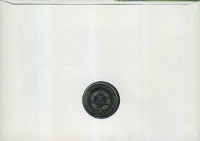 NDK 1990. 10M "Buchenwald-emlékmű" érmés bélyeges borítékon T:1