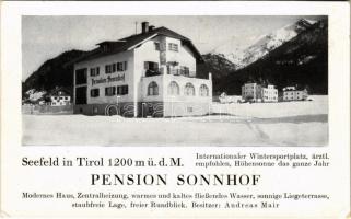 Seefeld in Tirol, Pension Sonnhof, Internationaler Wintersportplatz