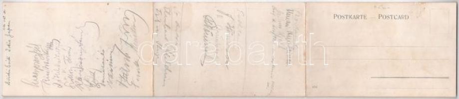 1923 Pörtschach am Wörthersee, Second World Conference YMCA Workers among Boys - 3-tiled folding pan...