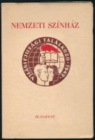 1949 Nemzeti Színház - Világifjúsági Találkozó ismertető füzet több nyelven, 32p