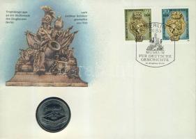 NDK 1990. 5M "Zeughaus" érmés borítékon, bélyegpárral, alkalmi bélyegzővel T:1