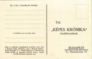 Mit kiabál ez a fiú? - A Képes Krónika rejtvénye, reklám / Hungarian journal advertisement