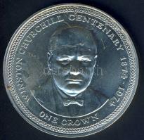 Man-sziget 1974. 1C Ag "Churchill" T:BU