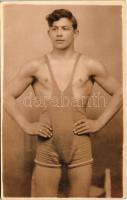 1929 Lausek Alajos MTK birkózója / Hungarian wrestler. photo