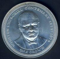 Man-sziget 1974. 1C Ag "Churchill" T:BU