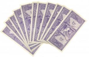 1946. 10.000.000BP (11x) T:I-,II hajtatlanok /
Hungary 1946. 10.000.000 B.-Pengő (11x) C:AU,XF unfo...