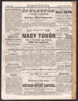 1857 Politikai ujdonságok III. évf. 32. sz., 1857. aug. 12., szerk.: Pákh Albert. Pest, Landerer és ...