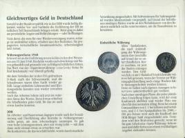 NSZK 1990. 1M + NDK 1982. 1M + egységes Németország 1990. "Német egység" Ffm emlékérem érm...