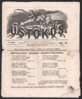 1862 Az Üstökös, XII. köt. 7. sz., 1862. aug. 16., szerk. és kiadó-tulajdonos: Jókai Mór. Pest, Landerer és Heckenast-ny., 8 p. Szakadásokkal, szétvált, foltos.
