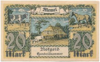 Memel-vidék 1922. 20M T:III
Memel Territory 1922. 20 Mark C:F
Krause P#6