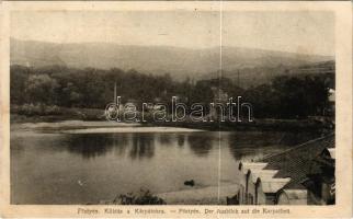 1918 Pöstyén, Piestany; Kilátás a Kárpátokra / Ausblick auf die Karpathen / view of the Karpathian mountains (EK)