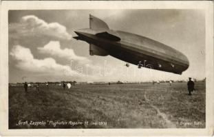 Graf Zeppelin Flughafen Aspern 12. Juli 1931 / Léghajó / airship