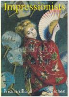 1992 Impressionists - Taschen postcardbook with 30 postcards / Impresszionisták - modern képeslapfüzet 30 képeslappal