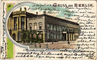 1903 Berlin, Palais Kaiser Wilhelm / palace. Art Nouveau, litho