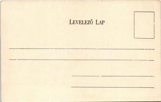 Dés, Dej; M. kir. honvédlaktanya. Teleky és Pintye kiadása. Dés város látképe 9 sorozatban / K.u.K. ...