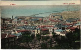 1911 Fiume, Rijeka; Veduta generale. Globus hírlapiroda kiadása (EK)