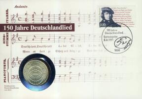 NSZK 1973. 5M Ag "Nemzetgyűlés" bélyeges érmés borítékon elsőnapi bélyegzővel T:BU hátoldali ismertetővel