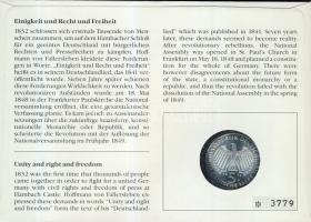 NSZK 1973. 5M Ag "Nemzetgyűlés" bélyeges érmés borítékon elsőnapi bélyegzővel T:BU hátolda...