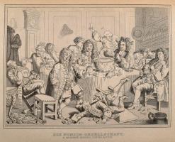 William Hogarth's Zeichnungen. Nach den Originalen in Stahl gestochen. Mit 1 Portrait u. 91 Taf...