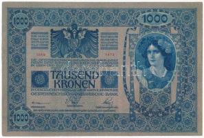 1902. 1000K piros "MAGYARORSZÁG" körbélyegzővel T:II Adamo SK35B