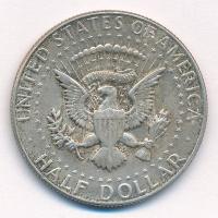 Amerikai Egyesült Államok 1969D 1/2$ Ag "Kennedy" T:2 patina USA 1969D 1/2 Dollar Ag "...