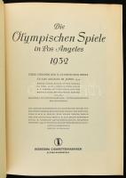 Die Olimpischen Spiele in Los Angeles 1932. Diese Chronik der X. Olympischen Spiele zu Los Angeles Im Jahre 1932. Altona-Bahrenfeld, 1932.. Reemtsma Cigarettenfabriken. Cigarettakép gyűjtő album, az összes gyűjtőképpel, német nyelven. Kiadói aranyozott egészvászon-kötés. Teljes!/