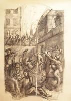 Vinkler László (1912-1980): Szeged Árpád téri iskola falfestményeinek valamint egy tanácsház freskó ...