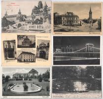 58 db RÉGI történelmi magyar város képeslap vegyes minőségben / 58 pre-1945 historical Hungarian tow...
