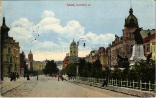 1915 Arad, Andrássy út. Husserl M. kiadása / street view (EK)