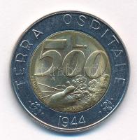 San Marino 1991. 500L Terra Ospitale 1944 T:1-  San Marino 1991. 500 Lire Terra Ospitale 1944 C:AU Krause KM#269