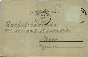 1901 Zalatna, Zlatna; látkép. Folberth W. kiadása / general view (EK)