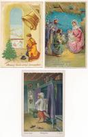 13 db RÉGI motívum képeslap vegyes minőségben / 13 pre-1945 motive postcards in mixed quality