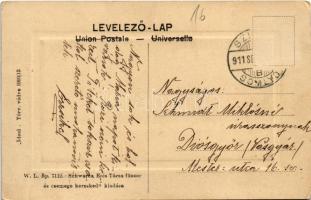 1911 Szilágysomlyó, Simleu Silvaniei; látkép. "Ideal" W.L. Bp. 7112. Schwarcz E. és Társa ...