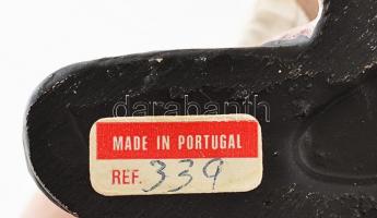 Bohóc figura, Festett kerámia. 22 cm