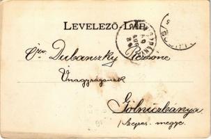 1899 (Vorläufer) Lugos, Lugoj; látkép. Auspitz Adolf kiadása / general view (Rb)