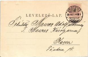 1898 (Vorläufer) Kolozsvár, Cluj; Református templom, Bethlen bástya télen. Kovács P. fiai kiadása. ...