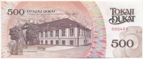 Hajdúnánás 2016. 500 Tokaji Dukát "Kazinczy Ferenc", "000405" sorszámmal T:I,I-