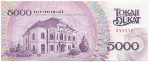 Hajdúnánás 2016. 5000 Tokaji Dukát "Comenius", "000332" sorszámmal T:I