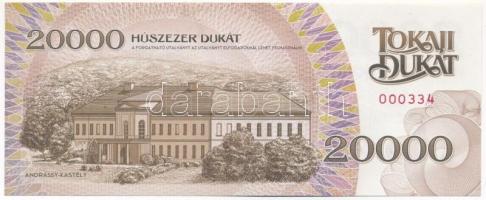 Hajdúnánás 2016. 20.000 Tokaji Dukát "I. Orbán pápa", "000334" sorszámmal T:I