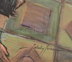 Pataky Ferenc (1897-?): Rómeó és Júlia. Pasztell, papír, jelzett, lap széle kissé sérült, 60x47,5 cm