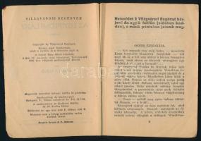 Bálint László: Az egyiptomi lány. Bp., 1935, Világvárosi Regények Kiadóvállalata. Kiadói sérült papí...