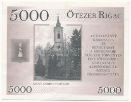 Alsómocsolád 5000 Rigac "R 000185" sorszámmal T:II,II-