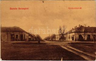 1910 Battonya, Kovácsházi út, Nemzeti szálloda, Fischer Herman üzlete. W.L. 1671. (fa)