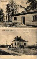 1931 Biharkeresztes, Pályaudvar, vasútállomás, Bányai József villája (fl)