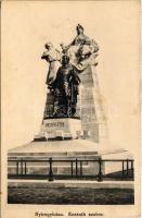 1916 Nyíregyháza, Kossuth Lajos szobor + K.u.K. Reservespital in Nyíregyháza (fl)