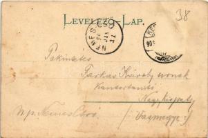 1905 Keszthely, "HELKA" gőzhajó. Sujánszky József kiadása (fl)