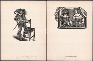 Molnár C. Pál: Cyrano de Bergerac. Magyar Grafikusok Könyvei. V. Bp., [1944], Szépmíves Műhely, (Kis...