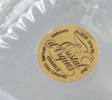 Ólomkristály szívalakú bonbonier, dobozban, hibátlan, d: 10 cm