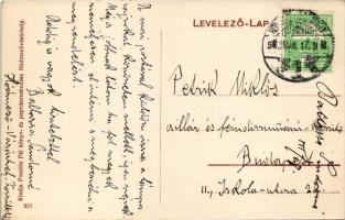 1909 Hódmezővásárhely, Madártávlat a Központi szálloda, sörcsarnok és étterem felől, zsinagóga, Schi...