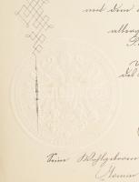 1911 Bausznern Ármin (1881-1960), a Cs. és Kir. Haditengerészet (K.u.K. Kriegsmarine) tisztjének sor...